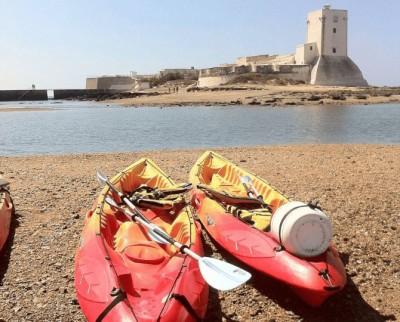Ruta en Kayak hasta el Islote de Sancti Petri, Cádiz