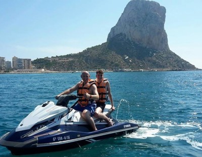 Excursión en moto de agua a Calpe desde Moraira